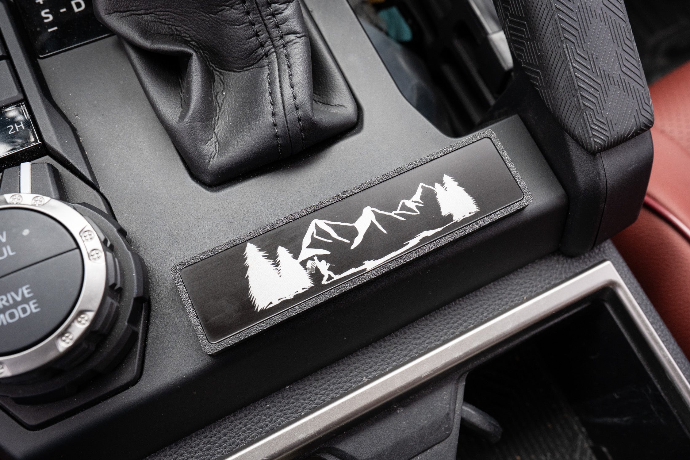 Shifter Trim Blank / Poverty Button Cover Plate - 2024+ Tacoma / 2025+ 4Runner StickerFab