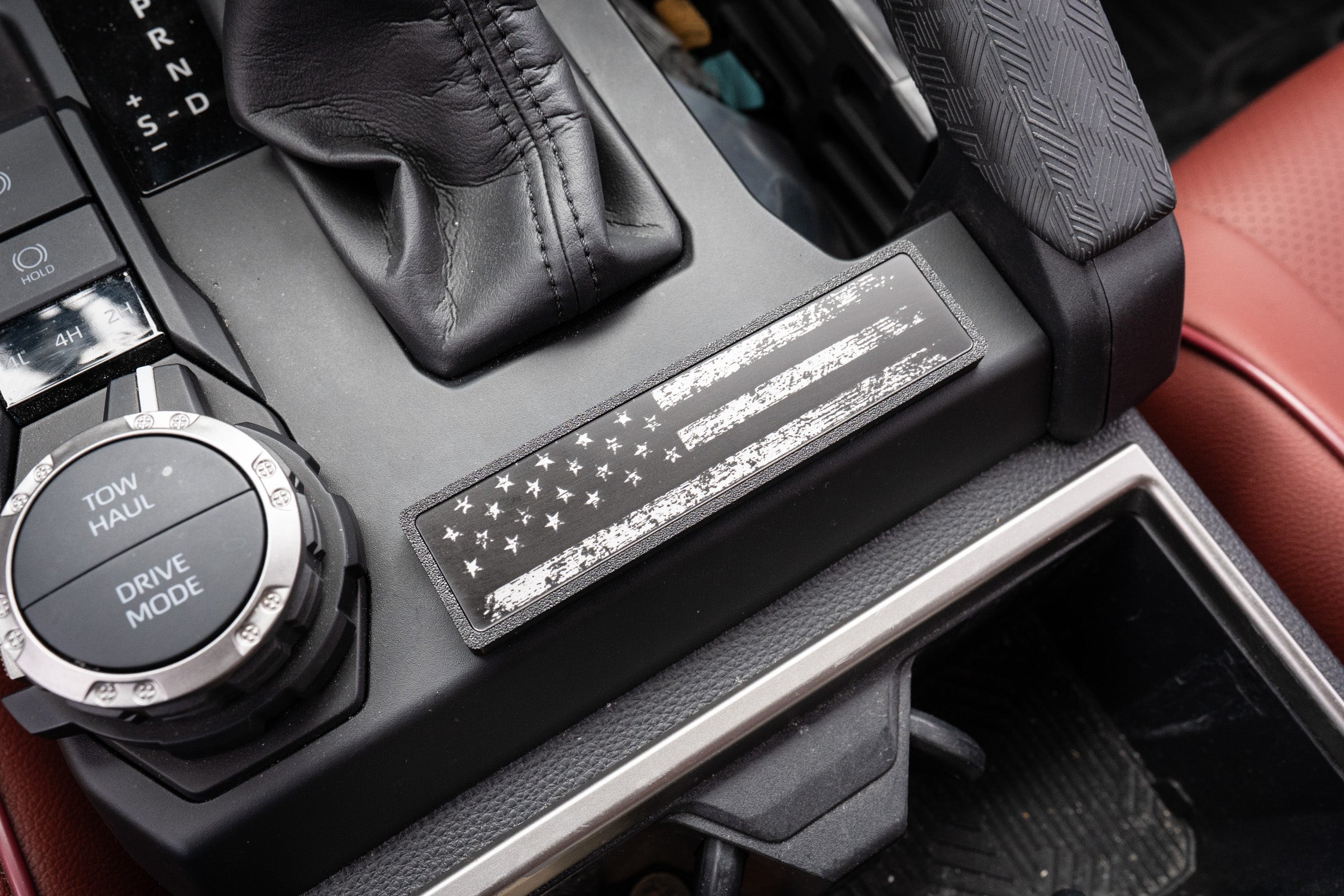 Shifter Trim Blank / Poverty Button Cover Plate - 2024+ Tacoma / 2025+ 4Runner StickerFab