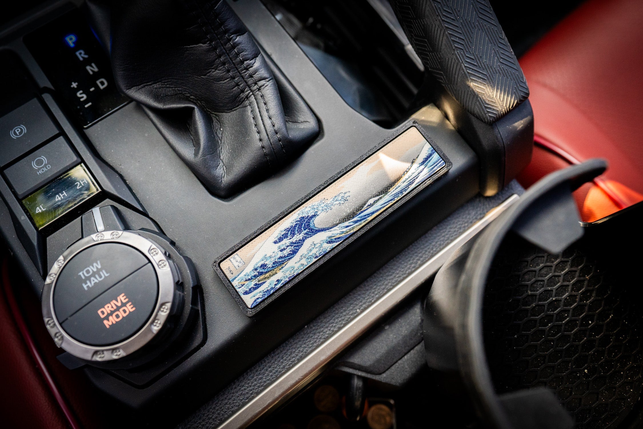 Shifter Trim Blank / Poverty Button Cover Plate - 2024+ Tacoma / 2025+ 4Runner StickerFab