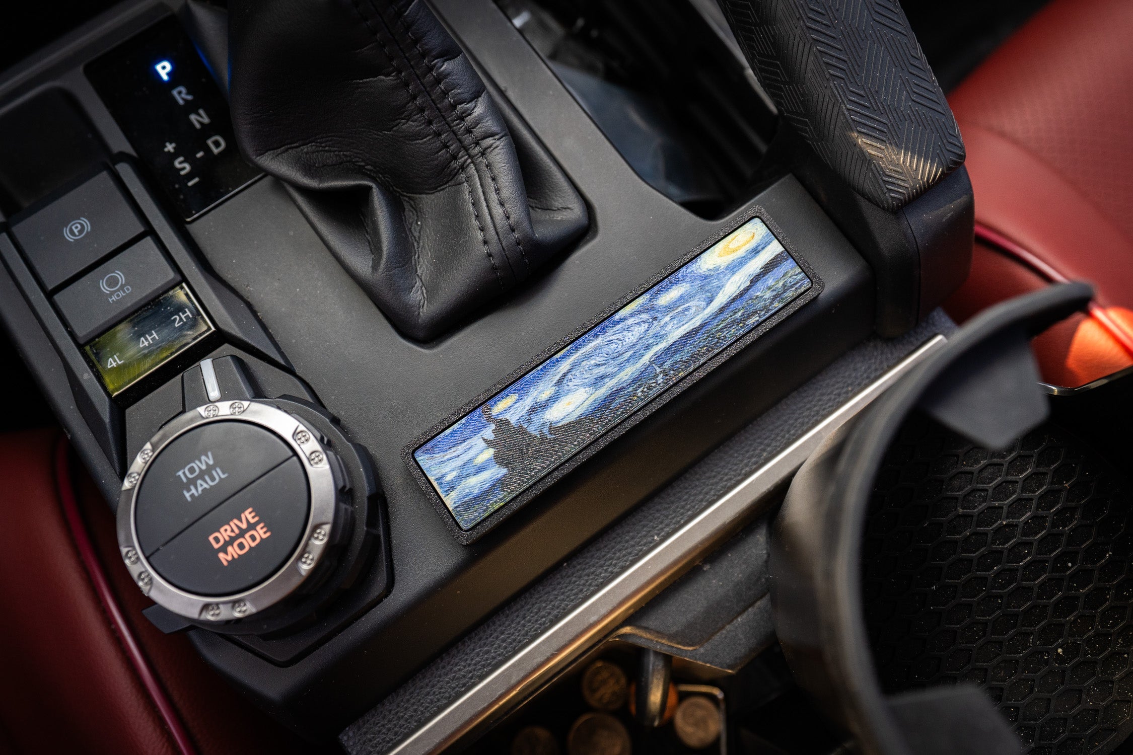 Shifter Trim Blank / Poverty Button Cover Plate - 2024+ Tacoma / 2025+ 4Runner StickerFab