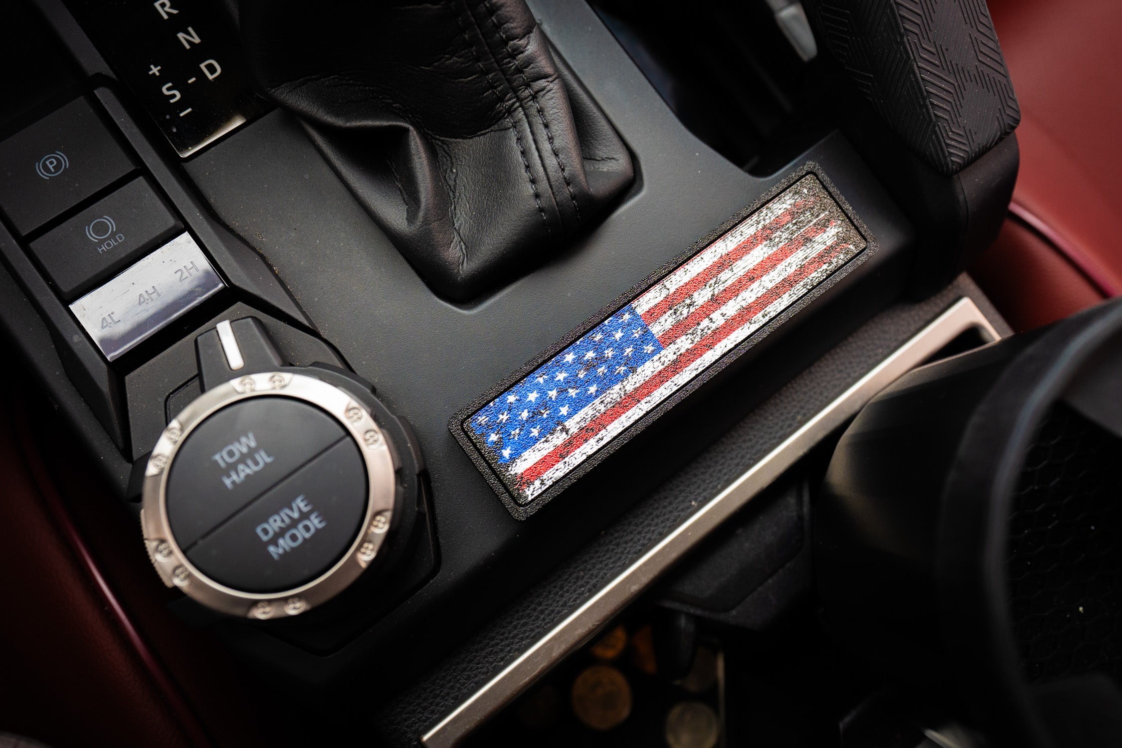 Shifter Trim Blank / Poverty Button Cover Plate - 2024+ Tacoma / 2025+ 4Runner StickerFab