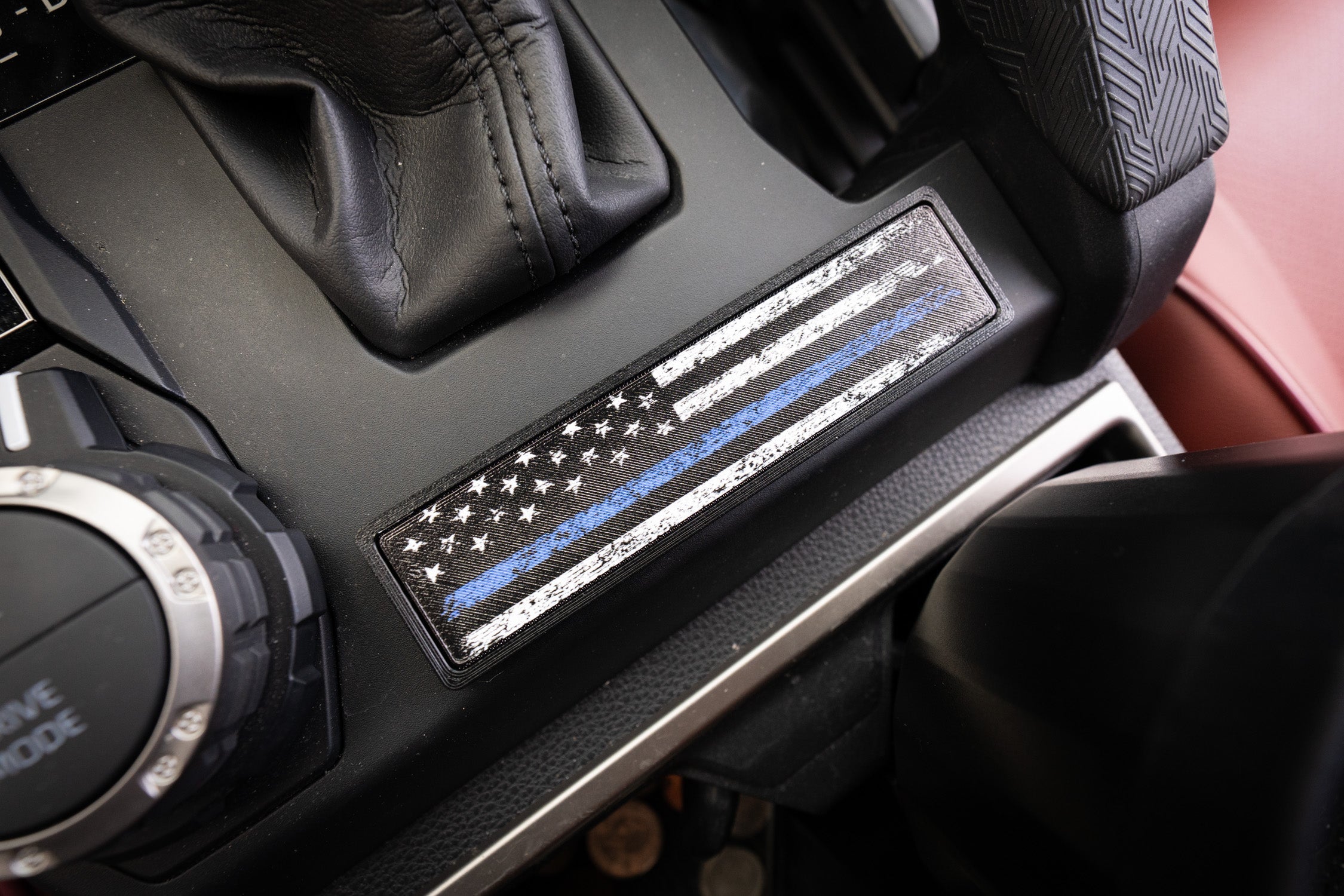 Shifter Trim Blank / Poverty Button Cover Plate - 2024+ Tacoma / 2025+ 4Runner StickerFab