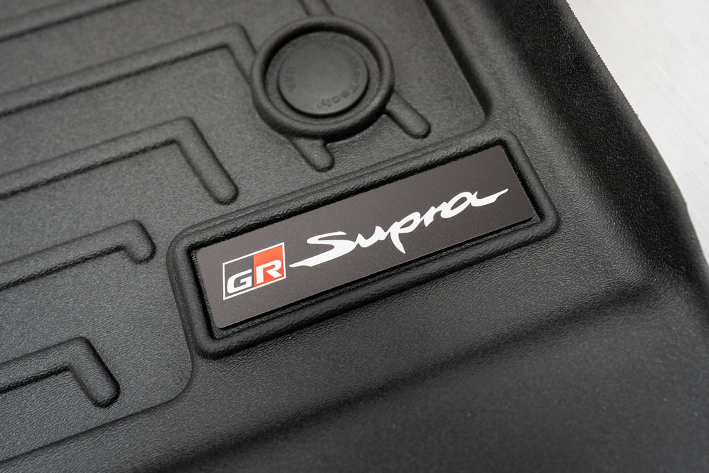 GR Supra Emblem Inserts for Weathertech Floor Mats (Single) - 2020+ Supra StickerFab