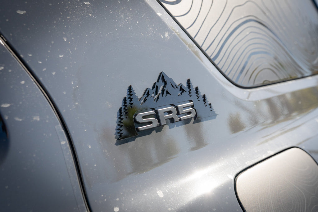 Mountain Acrylic Emblem for SR5  - 2025+ 4Runner SR5 StickerFab