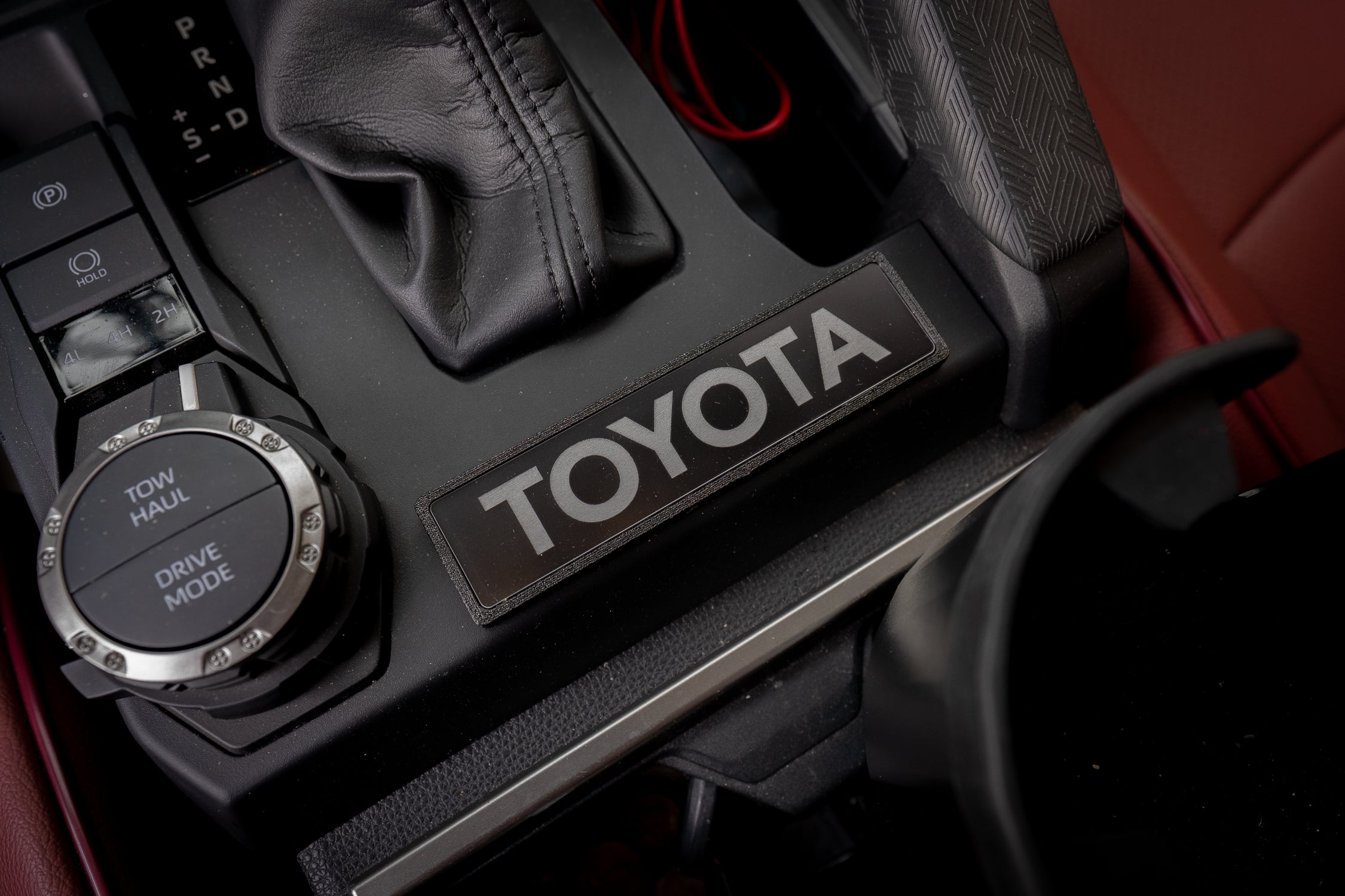 Shifter Trim Blank / Poverty Button Cover Plate - 2024+ Tacoma / 2025+ 4Runner StickerFab