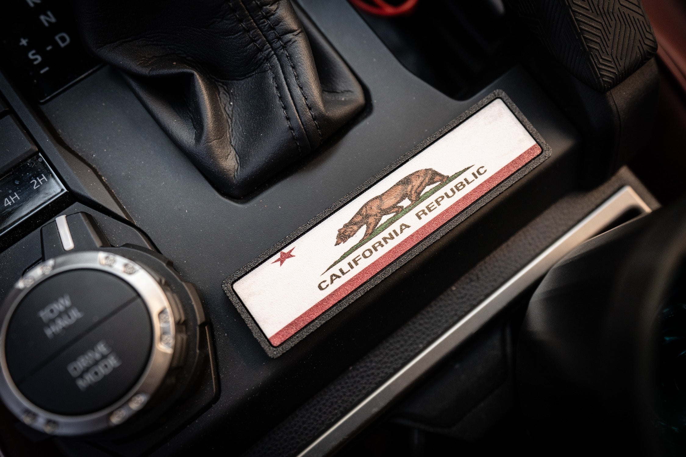 Shifter Trim Blank / Poverty Button Cover Plate - 2024+ Tacoma / 2025+ 4Runner StickerFab