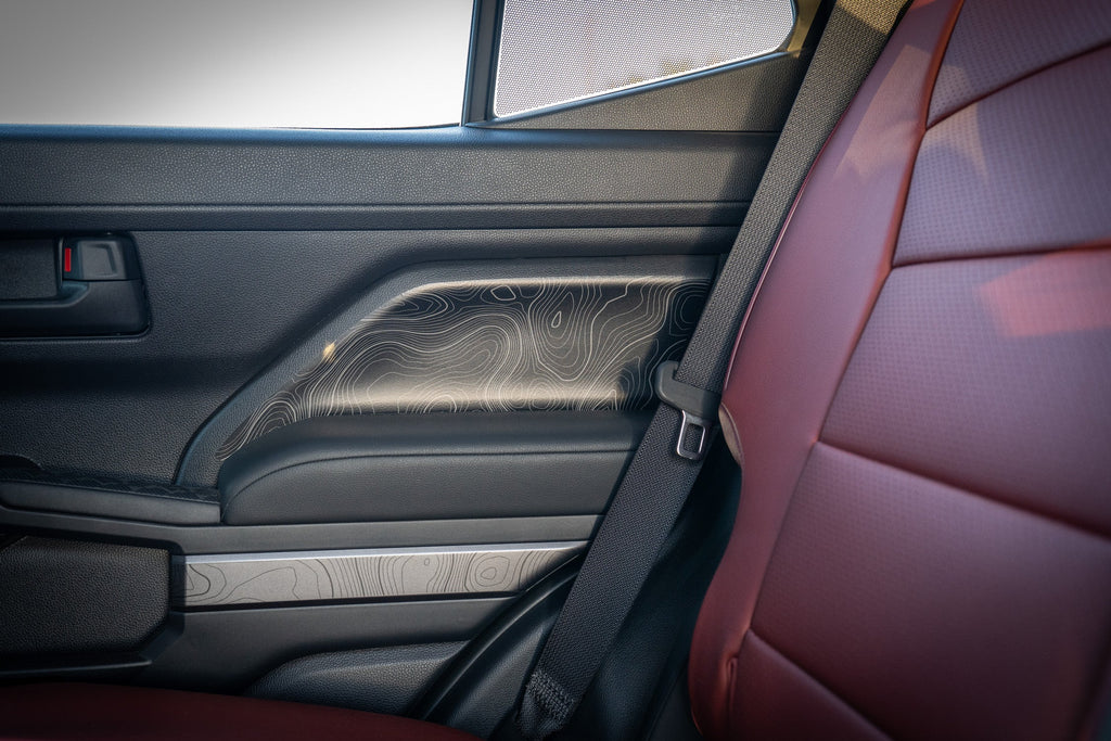 Topographic REAR Door Armrest Panel Protection - 2025+ 4Runner StickerFab