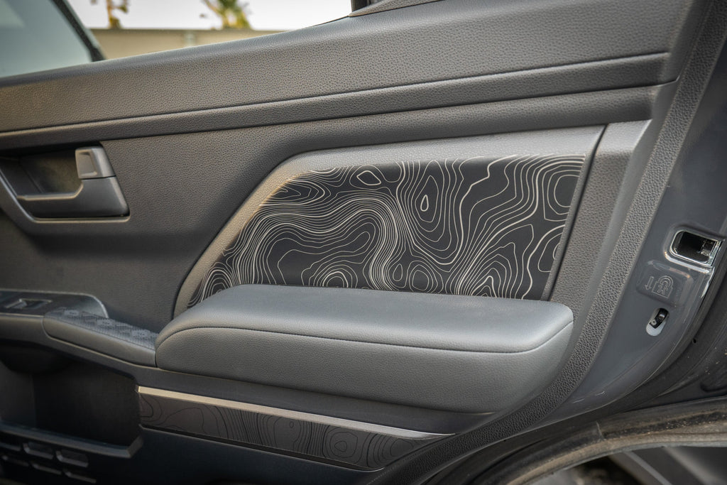Topographic REAR Door Armrest Panel Protection - 2025+ 4Runner StickerFab