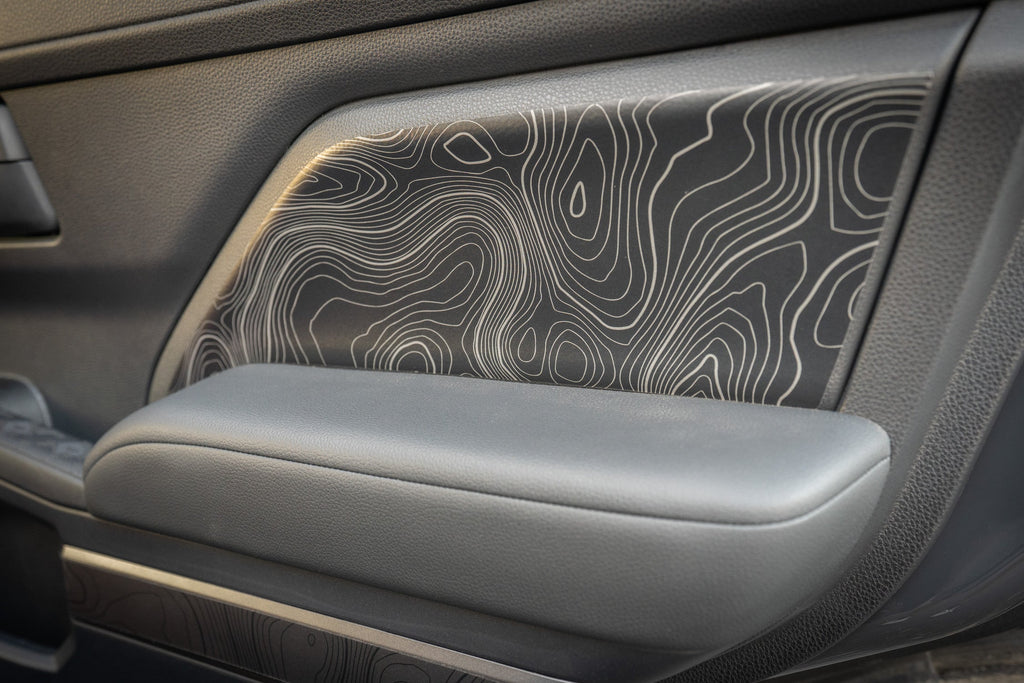 Topographic REAR Door Armrest Panel Protection - 2025+ 4Runner StickerFab
