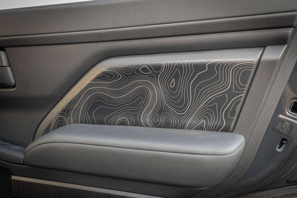Topographic REAR Door Armrest Panel Protection - 2025+ 4Runner StickerFab