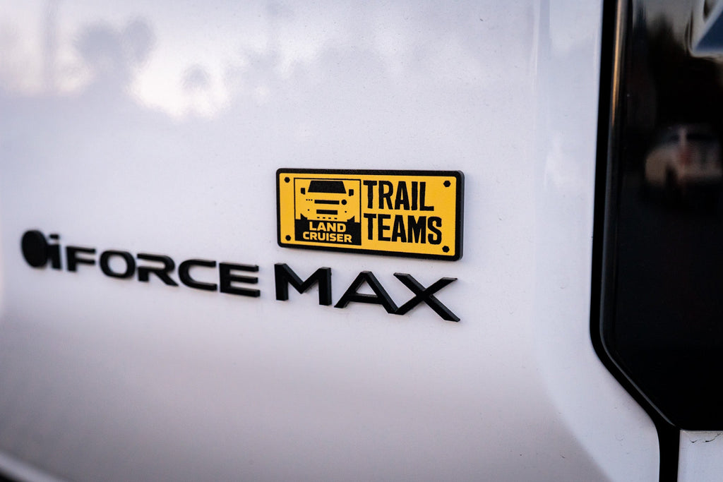 Trail Teams Liftgate Emblem - 2024+ Land Cruiser / 2025+ 4Runner StickerFab