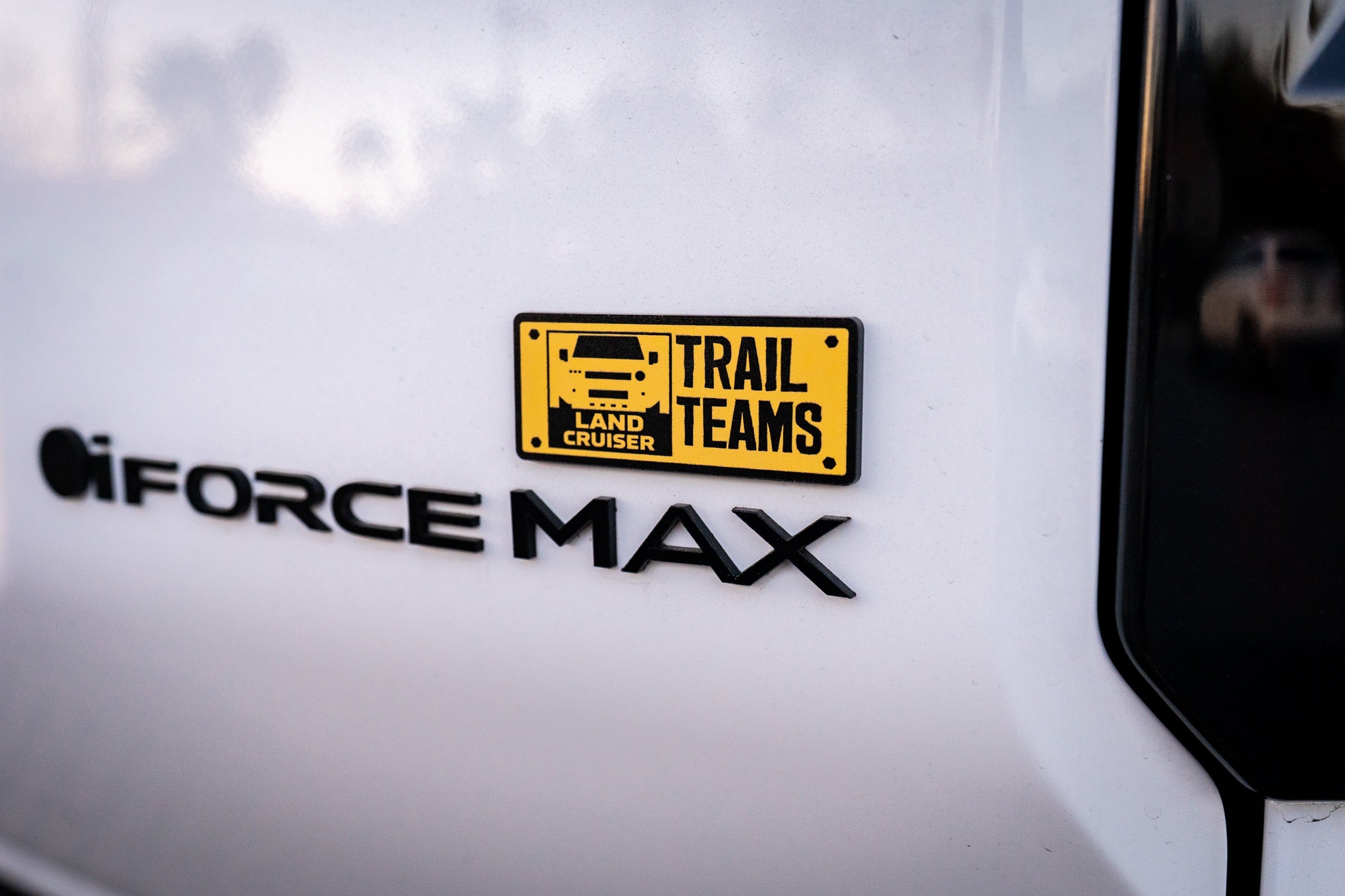 Trail Teams Liftgate Emblem - 2024+ Land Cruiser / 2025+ 4Runner StickerFab