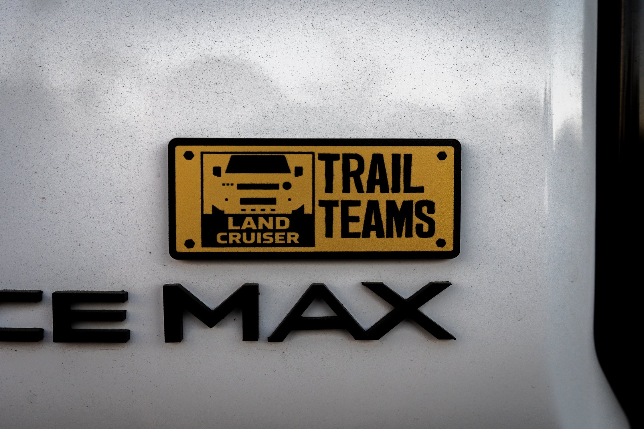 Trail Teams Liftgate Emblem - 2024+ Land Cruiser / 2025+ 4Runner StickerFab