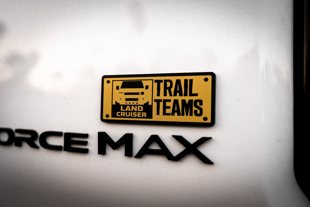 Trail Teams Liftgate Emblem - 2024+ Land Cruiser / 2025+ 4Runner StickerFab