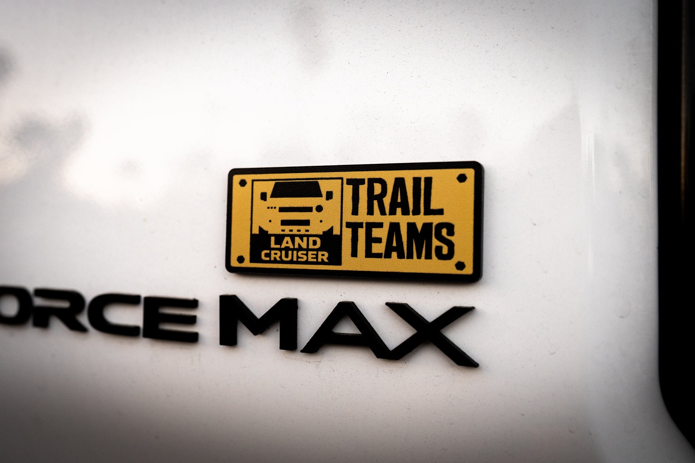 Trail Teams Liftgate Emblem - 2024+ Land Cruiser / 2025+ 4Runner StickerFab
