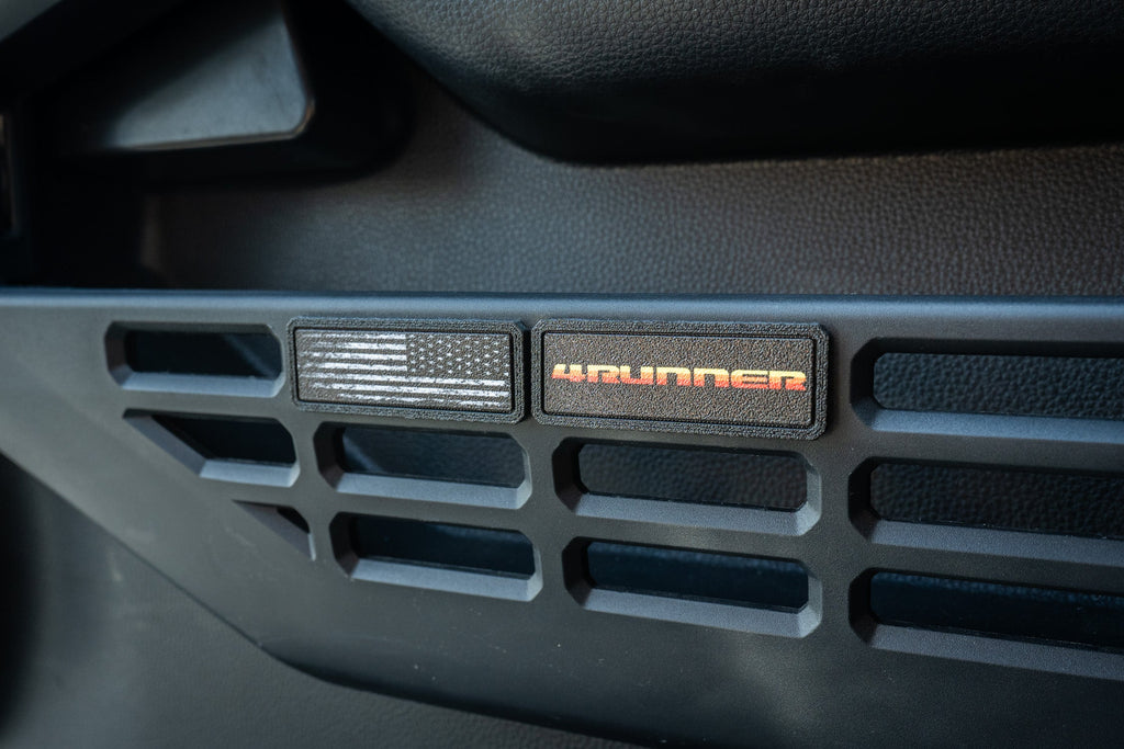 Door Logo Inserts - 2024+ Tacoma / 2025+ 4Runner StickerFab
