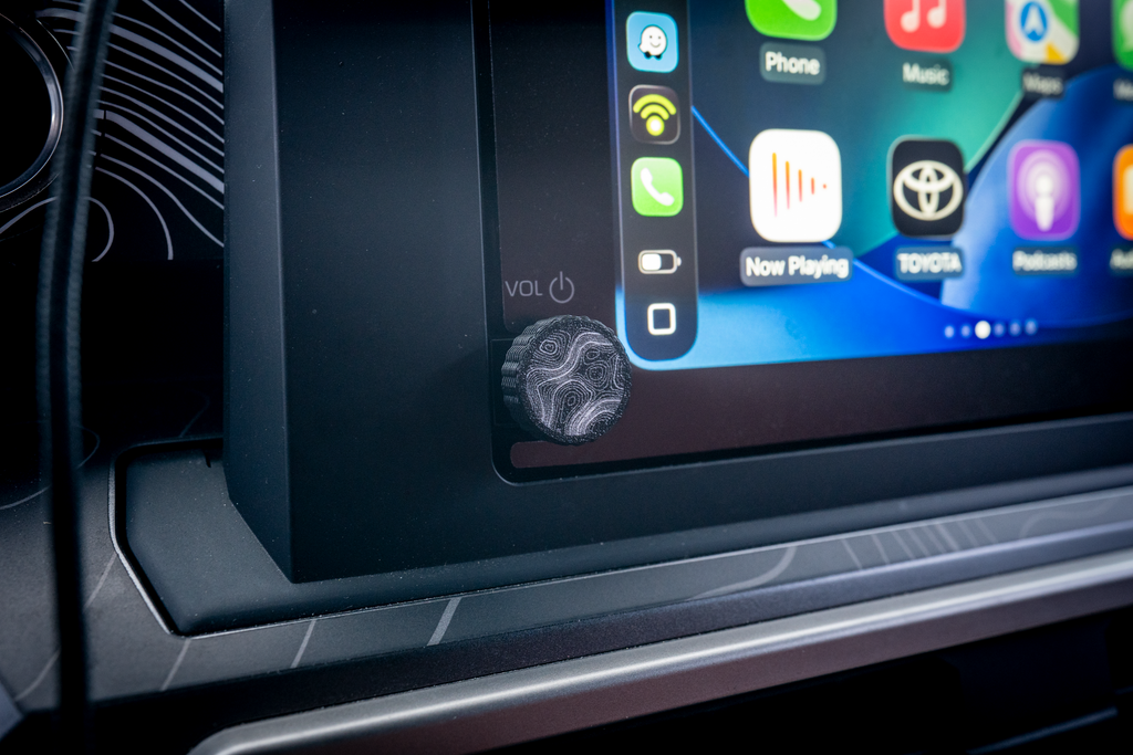Custom Radio Knob - 2024+ Tacoma 8" / Land Cruiser / 2025+ 4Runner 8" StickerFab