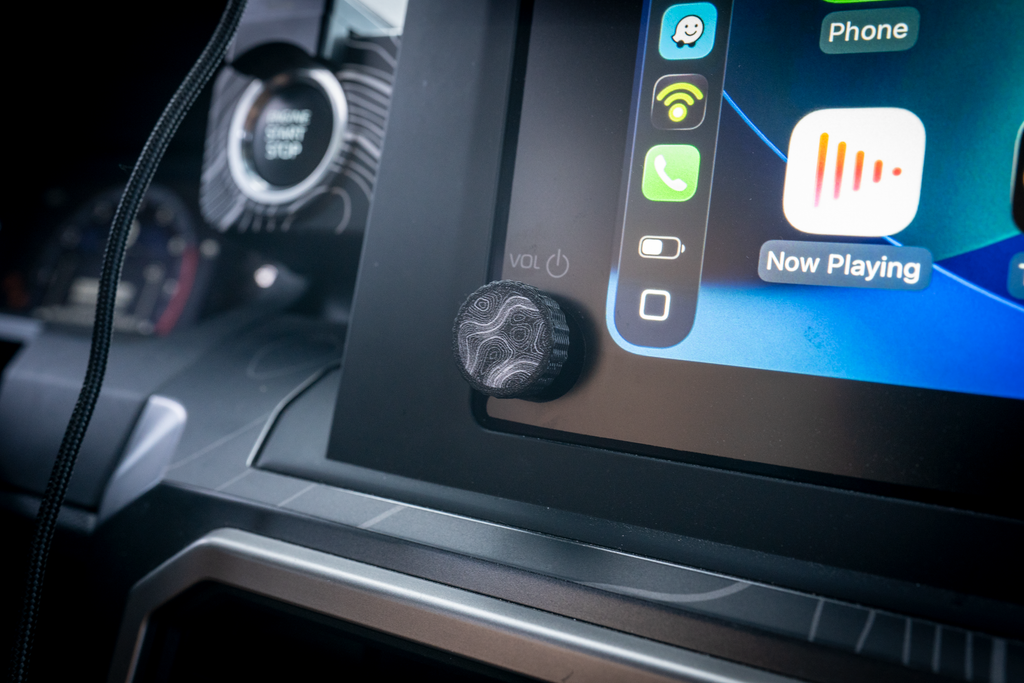 Custom Radio Knob - 2024+ Tacoma 8" / Land Cruiser / 2025+ 4Runner 8" StickerFab