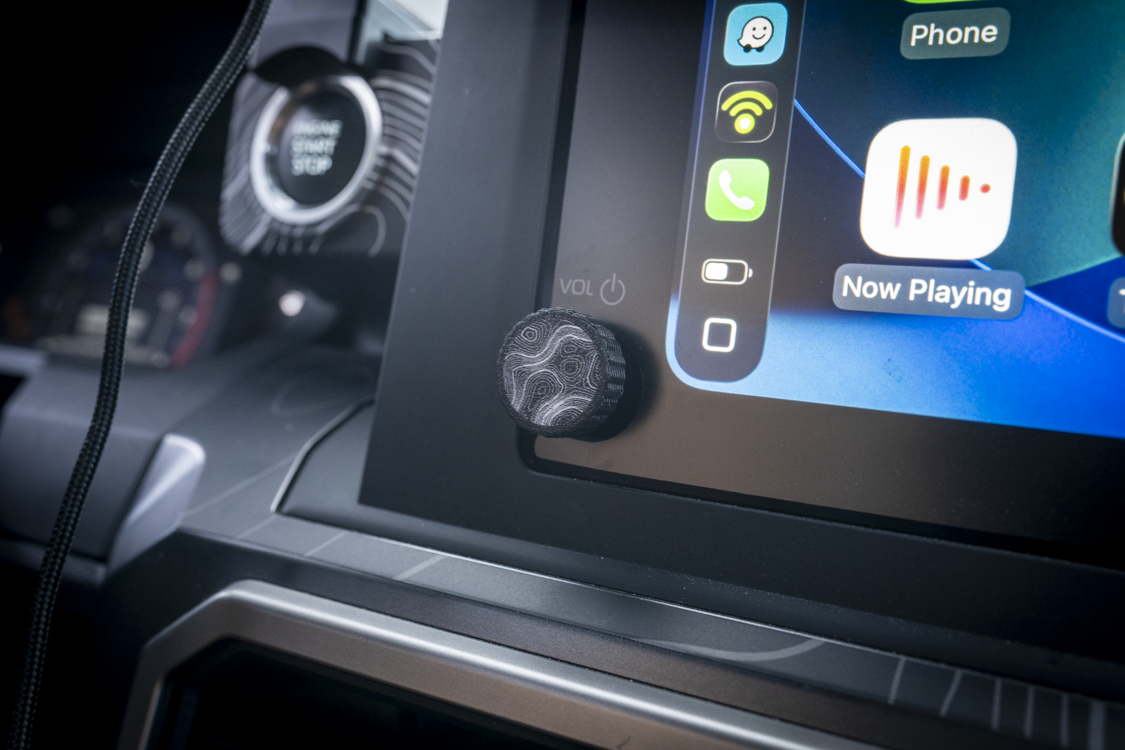 Custom Radio Knob - 2024+ Tacoma 8" / Land Cruiser / 2025+ 4Runner 8" StickerFab