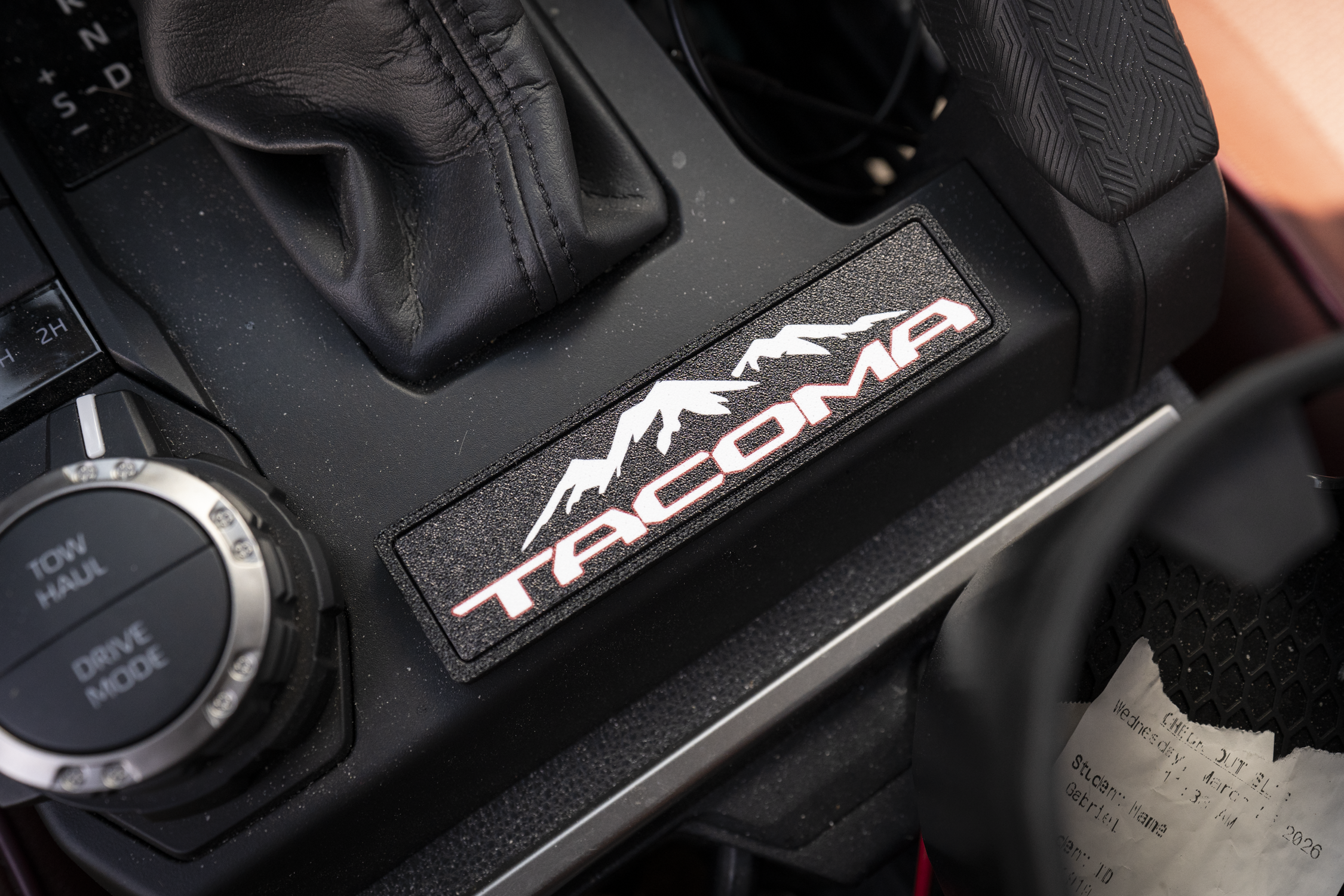 Shifter Trim Blank / Poverty Button Cover Plate - 2024+ Tacoma / 2025+ 4Runner StickerFab