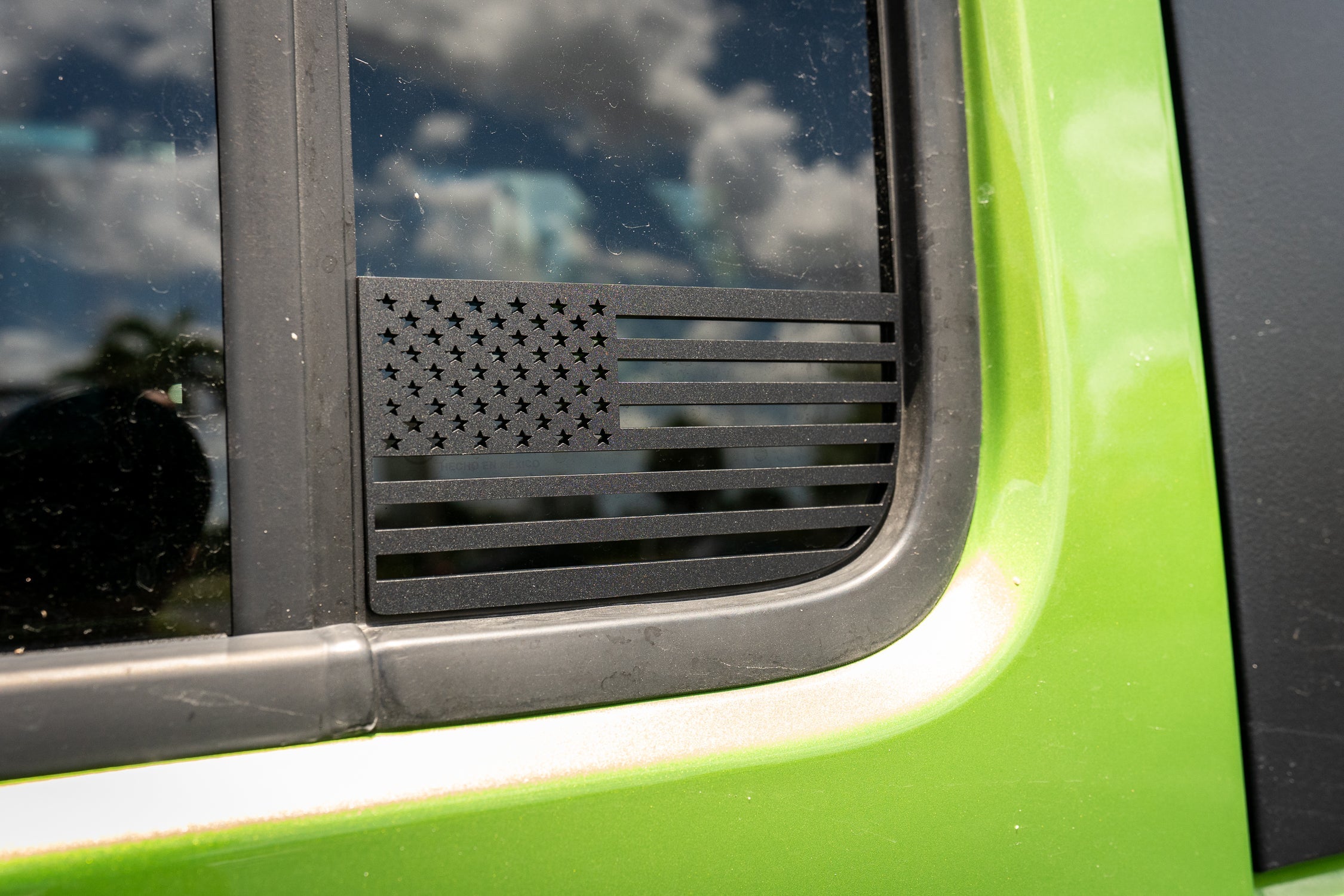 Acrylic Rear Window Flags - 2018+ Wrangler JL / 2020+ Gladiator JT StickerFab