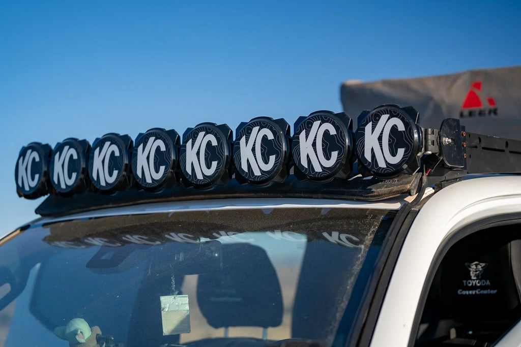 KC HiLITES Pro6 / Titan Gravity Light Cover Topo Overlays (Pair) - Universal StickerFab