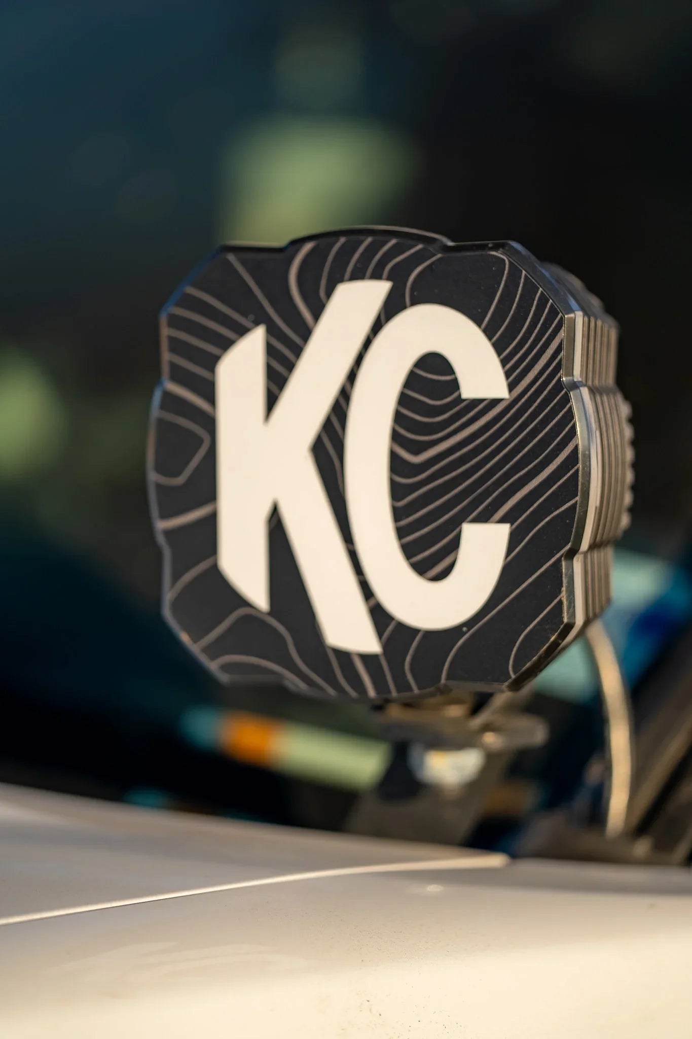 KC HiLITES Flex Era 4 Cover Topo Overlays - Universal StickerFab