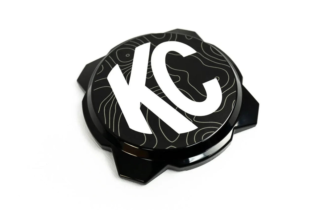 KC HiLITES Pro6 / Titan Gravity Light Cover Topo Overlays (Pair) - Universal StickerFab