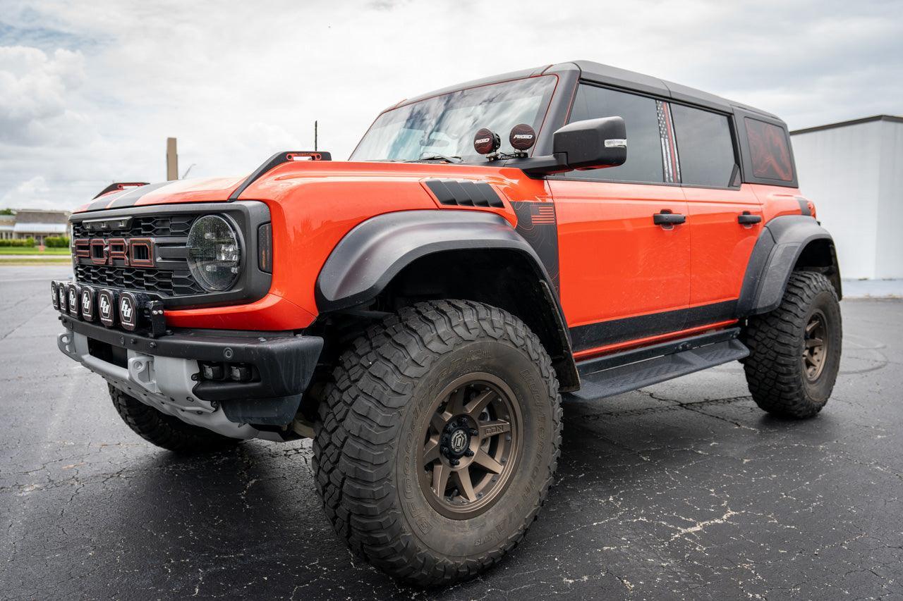 Fender Vent Overlay Kit - 2022+ Bronco Raptor StickerFab