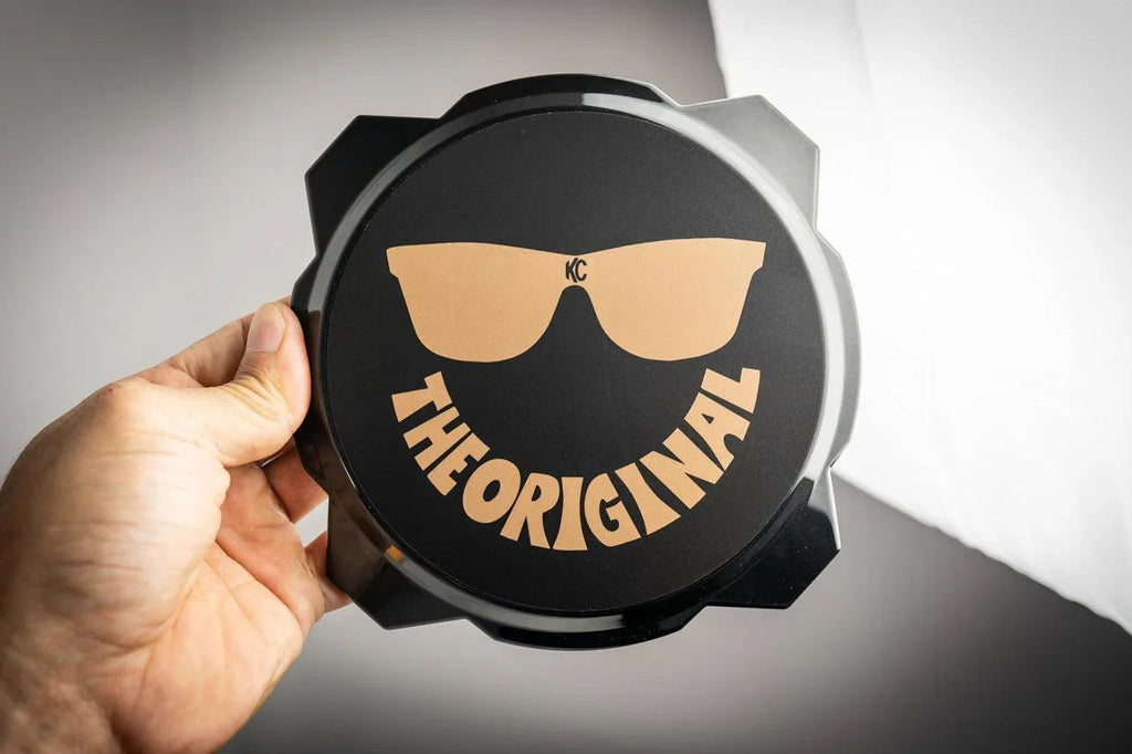 KC HiLITES Era 4 ROUND Series Light Cover Overlays - Universal StickerFab