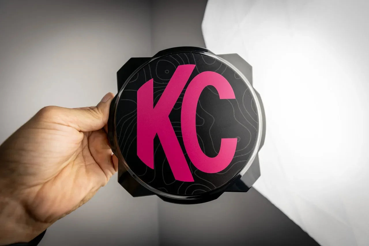 KC HiLITES Pro6 / Titan Gravity Light Cover Topo Overlays (Pair) - Universal StickerFab