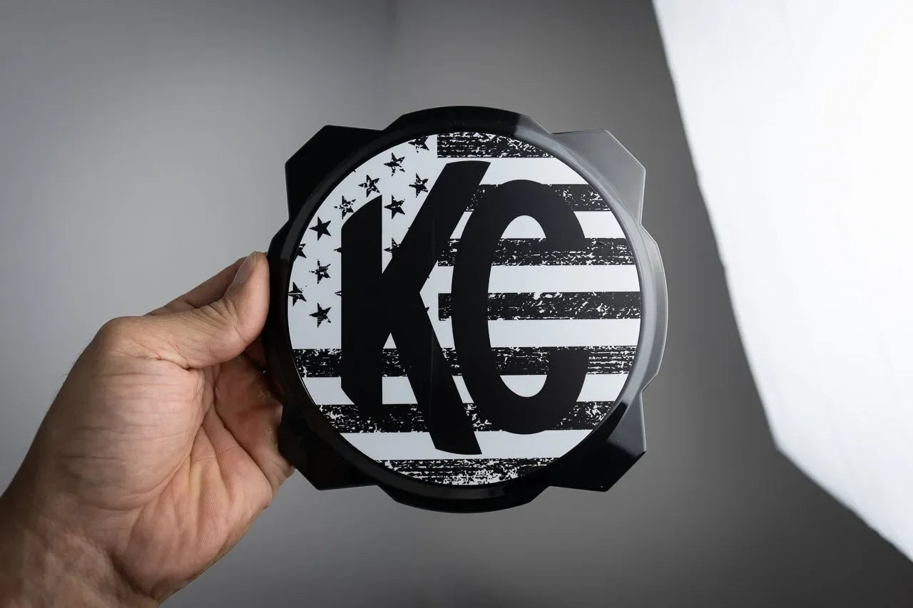 KC HiLITES Pro6 / Titan Gravity Freedom Series Light Cover Overlays - Universal StickerFab