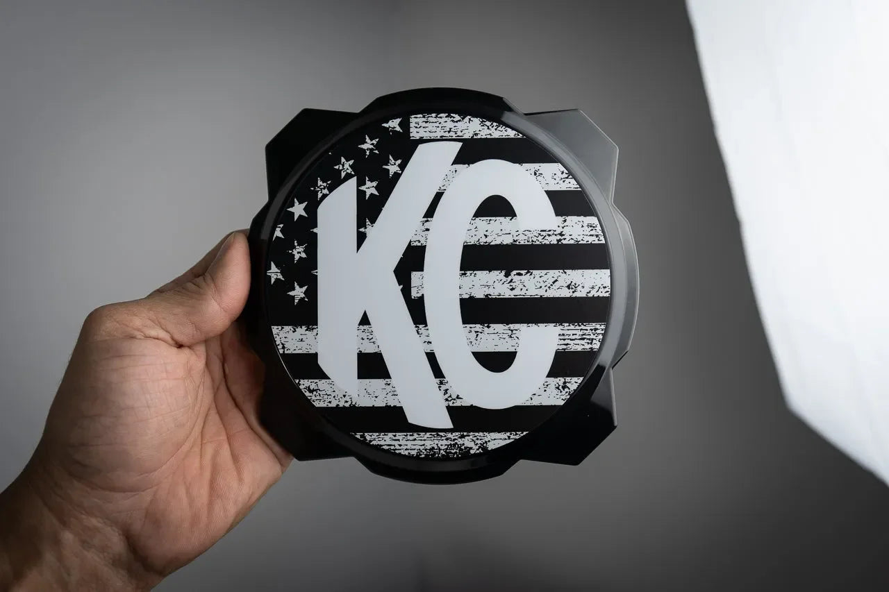KC HiLITES Pro6 / Titan Gravity Freedom Series Light Cover Overlays - Universal StickerFab
