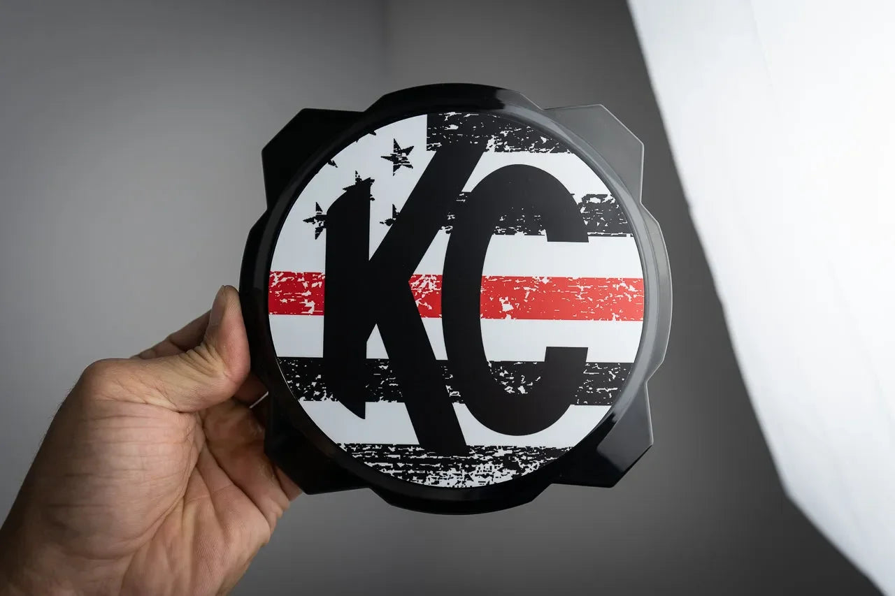 KC HiLITES Pro6 / Titan Gravity Freedom Series Light Cover Overlays - Universal StickerFab