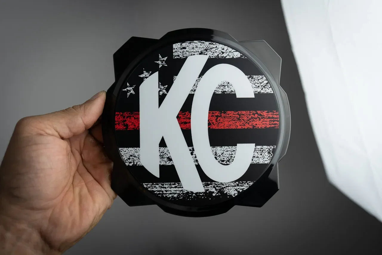 KC HiLITES Pro6 / Titan Gravity Freedom Series Light Cover Overlays - Universal StickerFab
