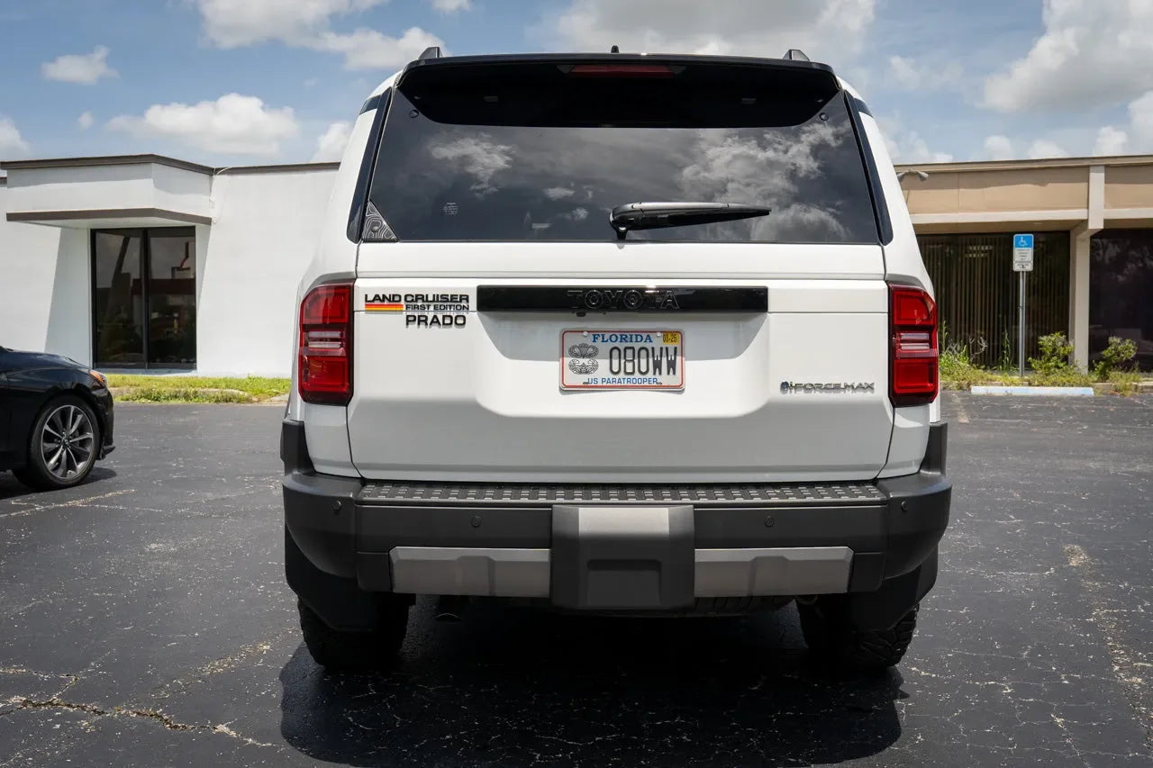 First Edition LC250 Acrylic Laser Series Tailgate Badge - 2024+ Land Cruiser StickerFab