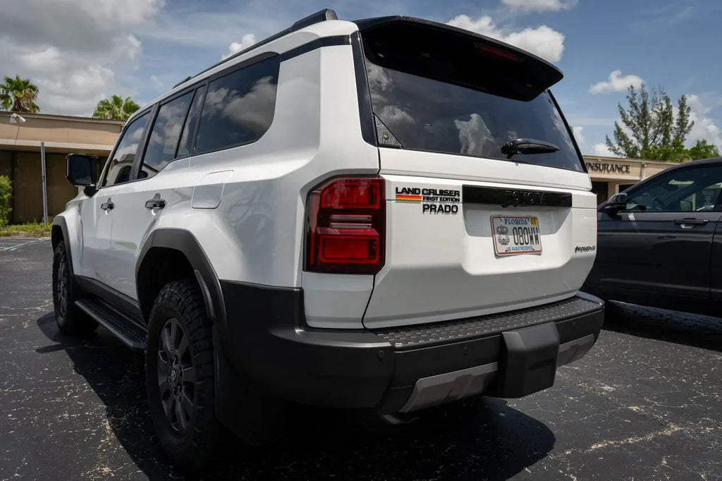 First Edition LC250 Acrylic Laser Series Tailgate Badge - 2024+ Land Cruiser StickerFab