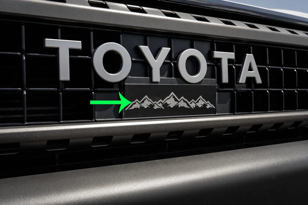 Acrylic Front Grille Emblem - 2024+ Land Cruiser StickerFab