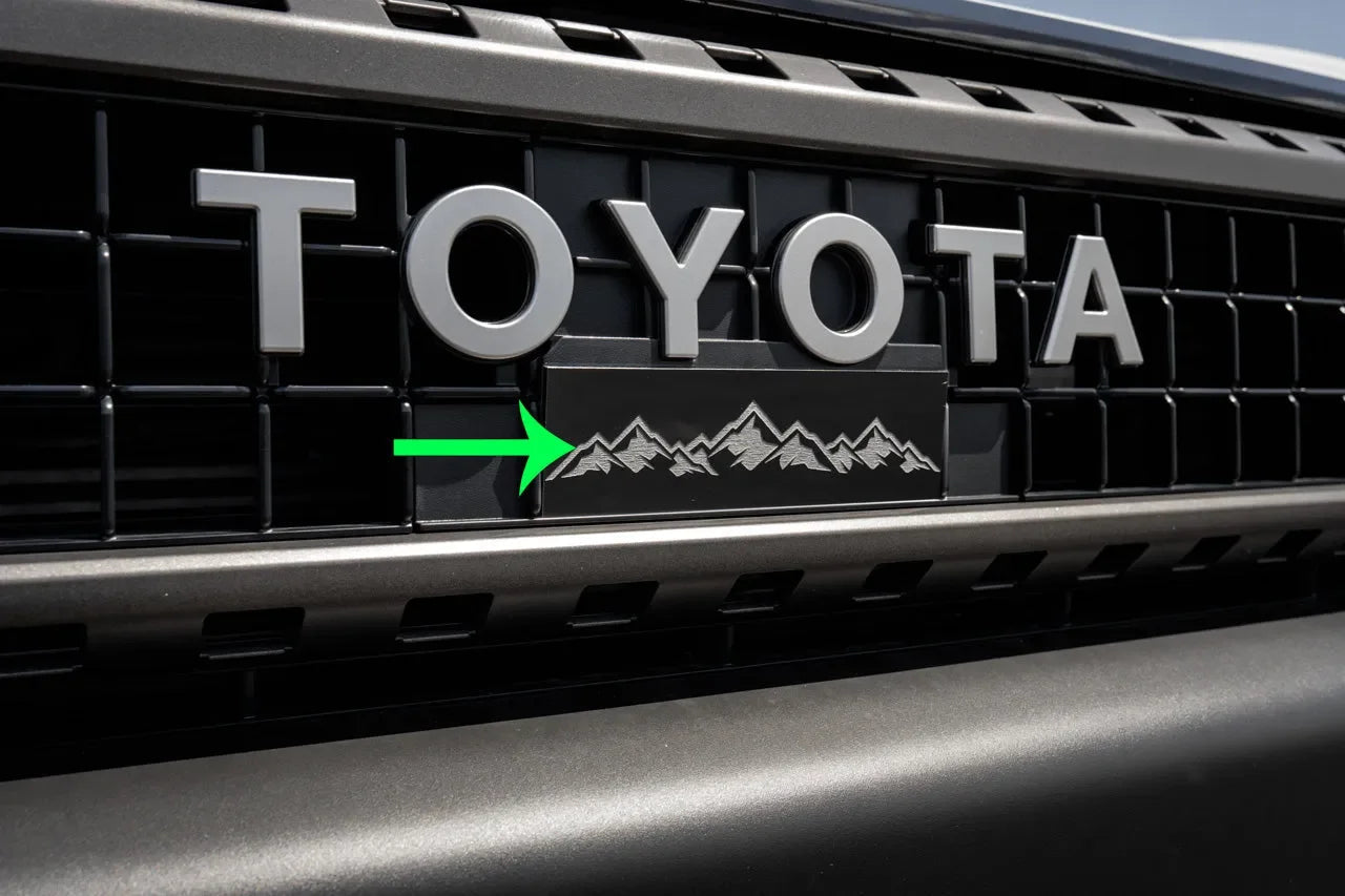 Acrylic Front Grille Emblem - 2024+ Land Cruiser StickerFab