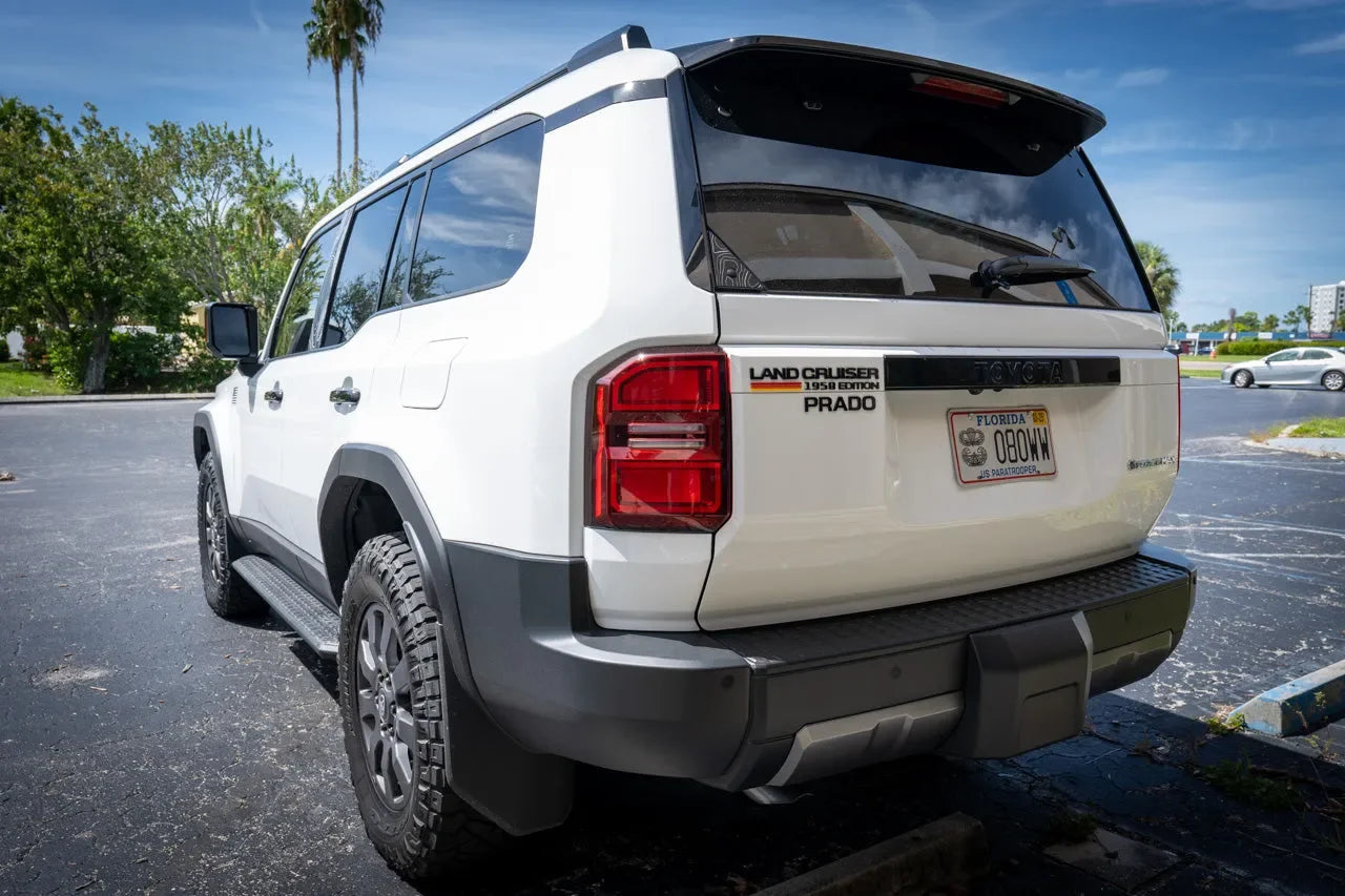 1958 Edition LC250 Acrylic Laser Series Tailgate Badge - 2024+ Land Cruiser StickerFab