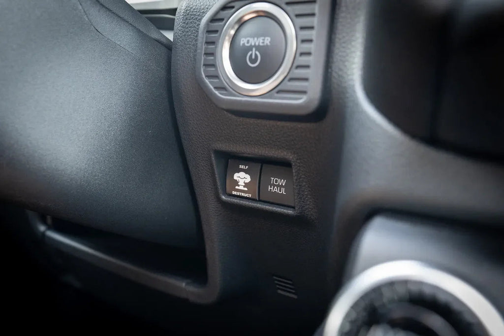 Ejecto Seato Blank Button Overlay - 2024+ Land Cruiser / Tacoma / 2025+ 4Runner StickerFab