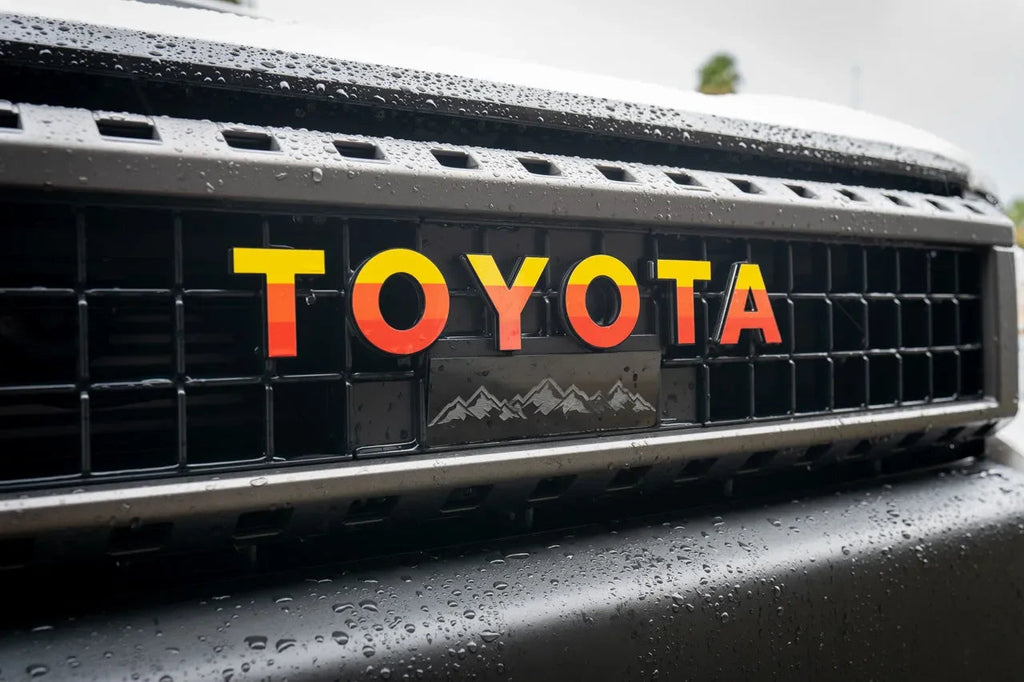TOYOTA Front Grille Emblem Kit - 2024+ Land Cruiser / 07-14 FJ Cruiser StickerFab