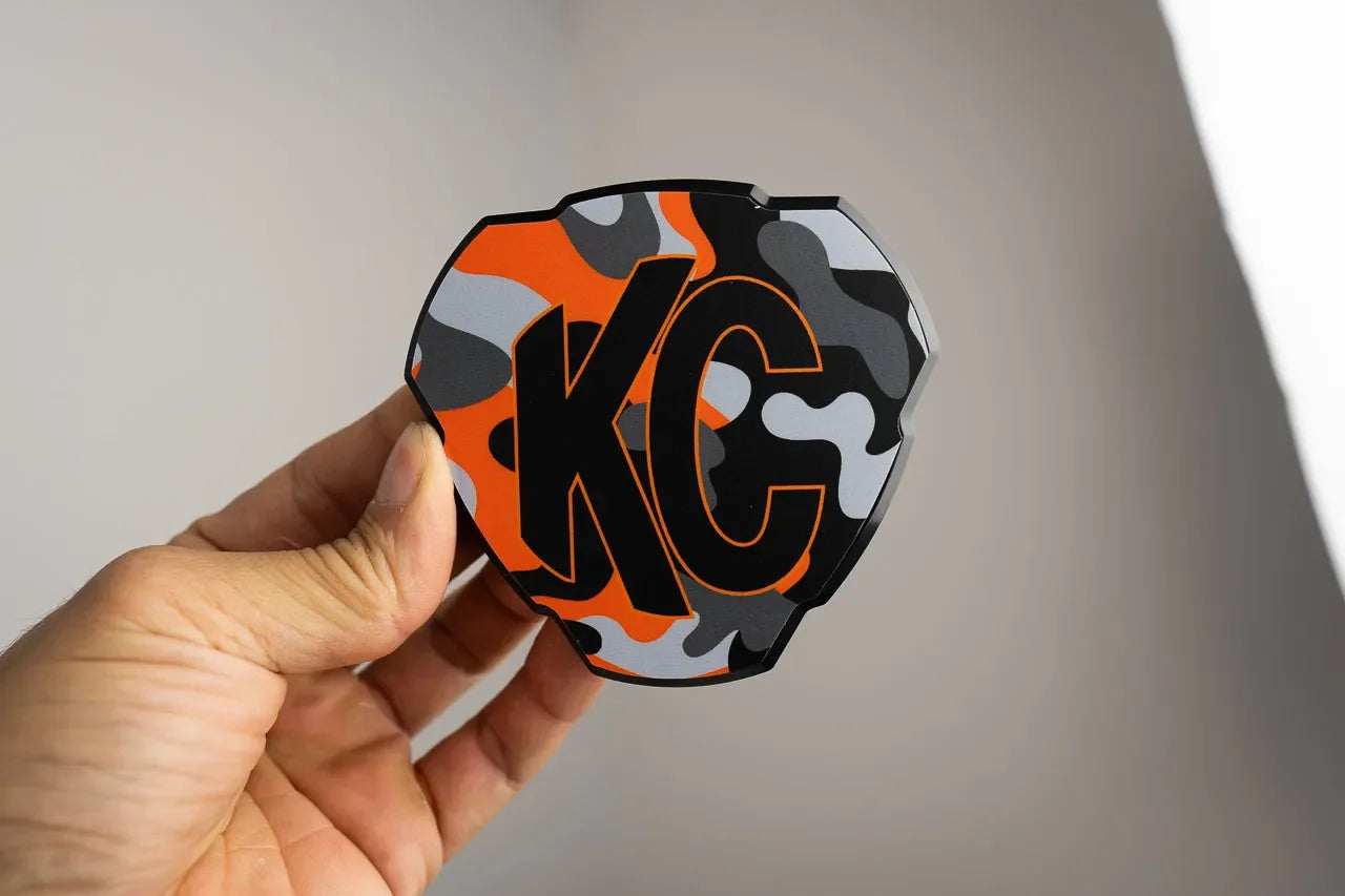 KC HiLITES Flex Era 3 Cover Overlays - Universal StickerFab