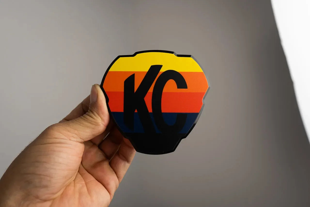 KC HiLITES Flex Era 3 Cover Overlays - Universal StickerFab