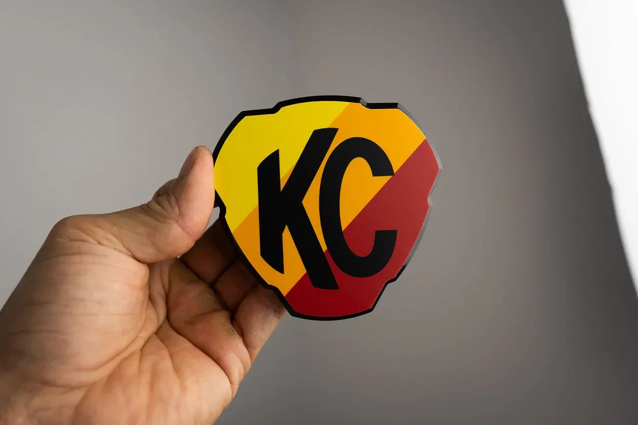 KC HiLITES Flex Era 3 Cover Overlays - Universal StickerFab