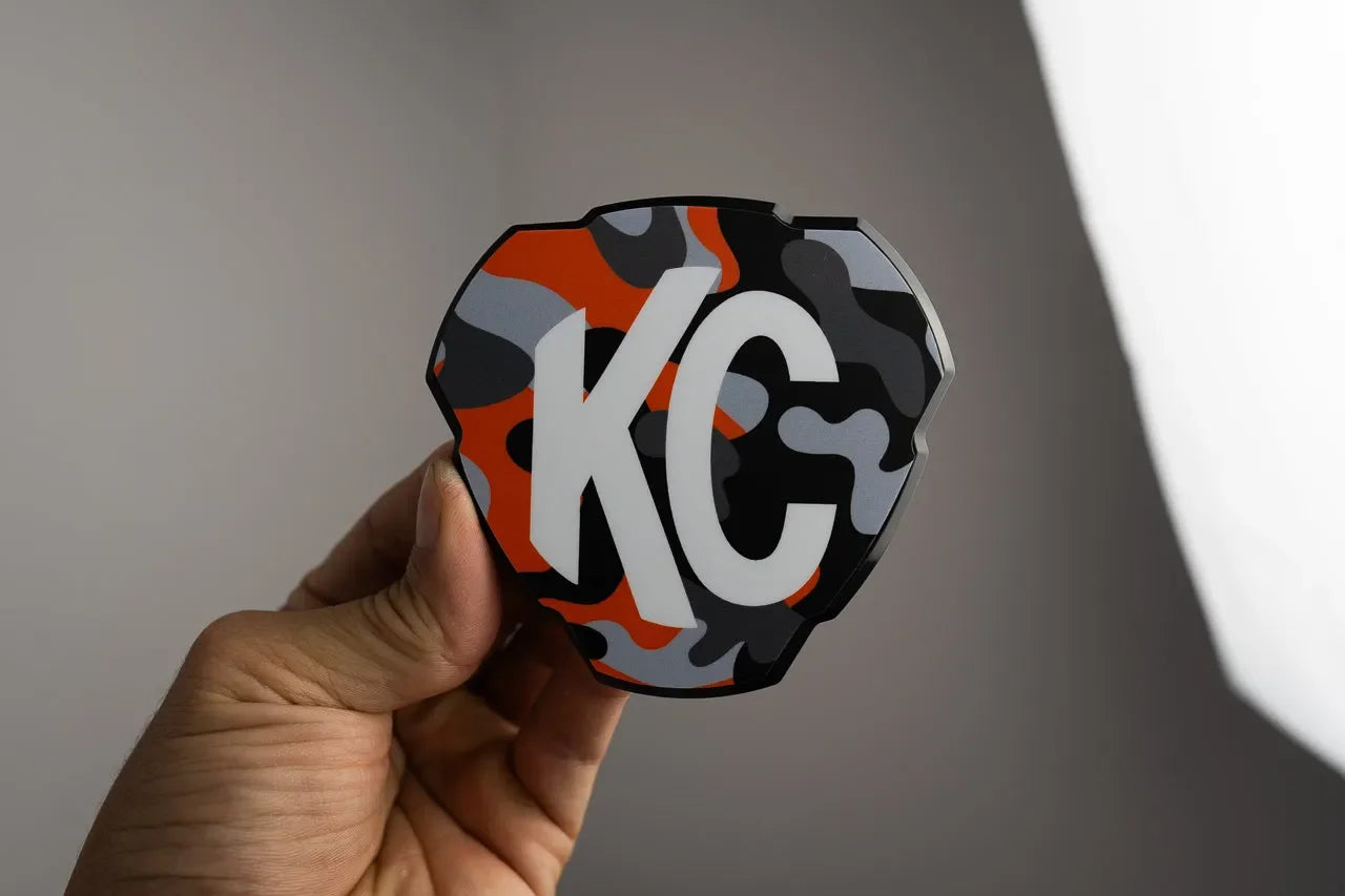 KC HiLITES Flex Era 3 Cover Overlays - Universal StickerFab