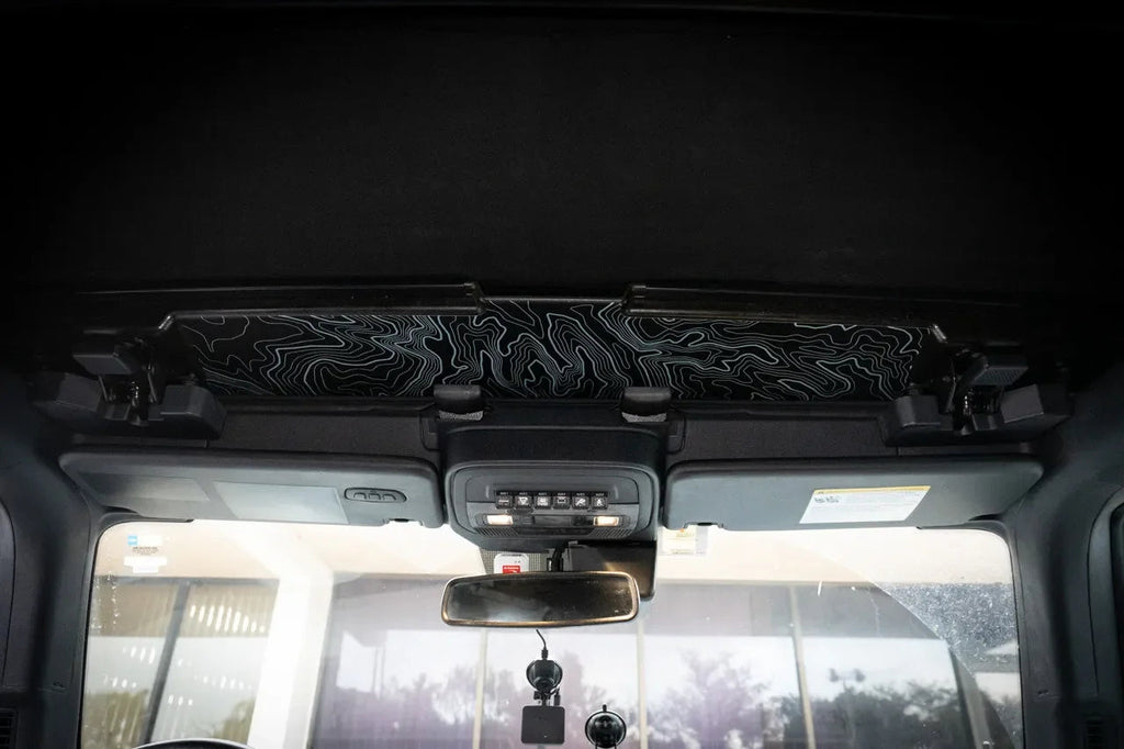Topo Soft Top Bronco Panel Overlay - 2021+ Bronco Factory Soft Top StickerFab