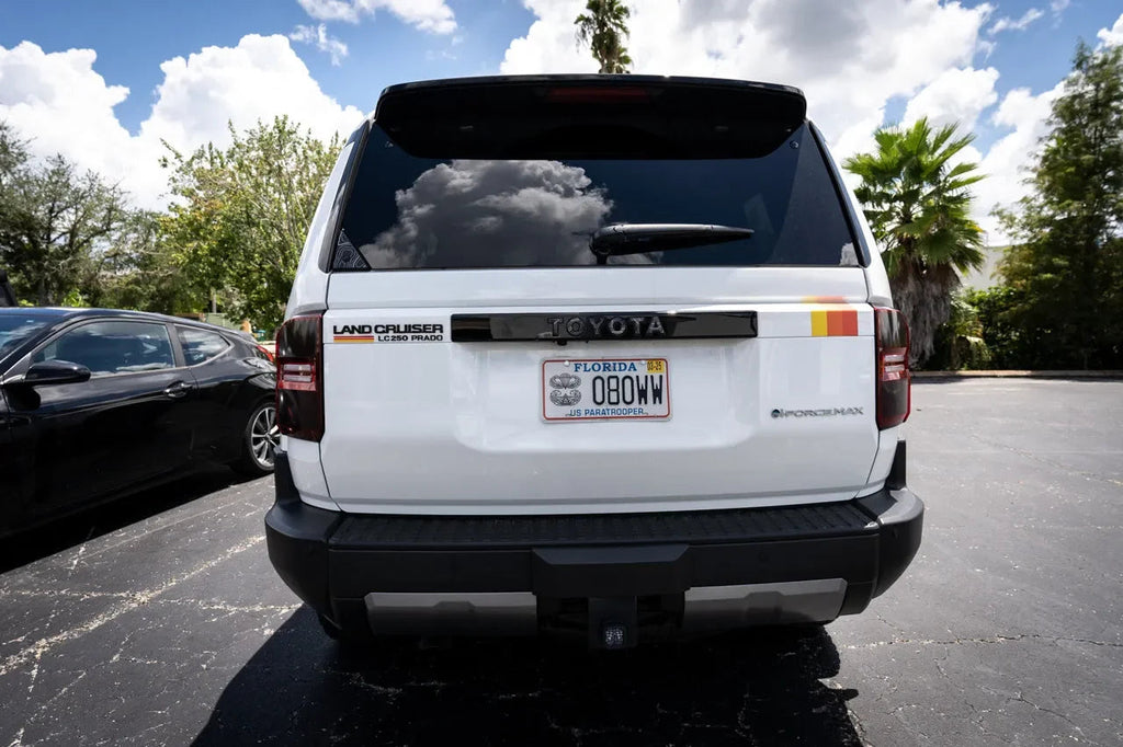 LC 250 Prado Acrylic Laser Series Tailgate Badge - 2024+ Land Cruiser StickerFab