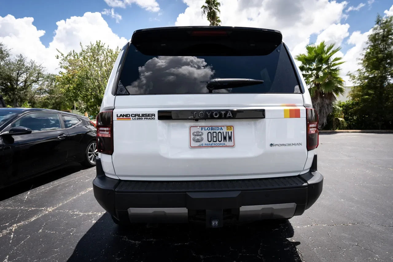 LC 250 Prado Acrylic Laser Series Tailgate Badge - 2024+ Land Cruiser StickerFab