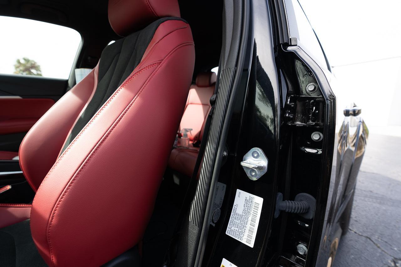 3D Carbon Fiber Seatbelt Trim Protector - 2023+ Integra / 2022+ Civic StickerFab